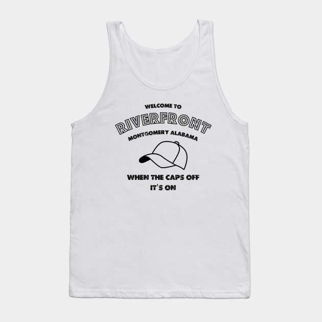 Alabama Riverfront ball, the caps off Tank Top by Teessential